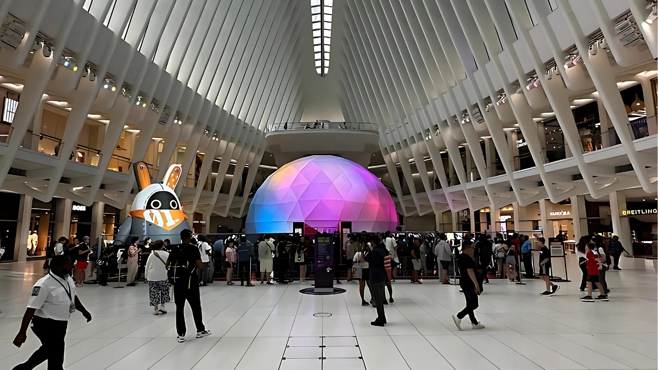 Creating Multi-Sensory Art Experiences With Projection Dome Installations Projection Dome With Immersive Digital Art Visuals.